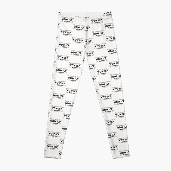 My Boss was the Mouse: WDW ICP CM Alumni, Black font Leggings RB3107 product Offical icp Merch