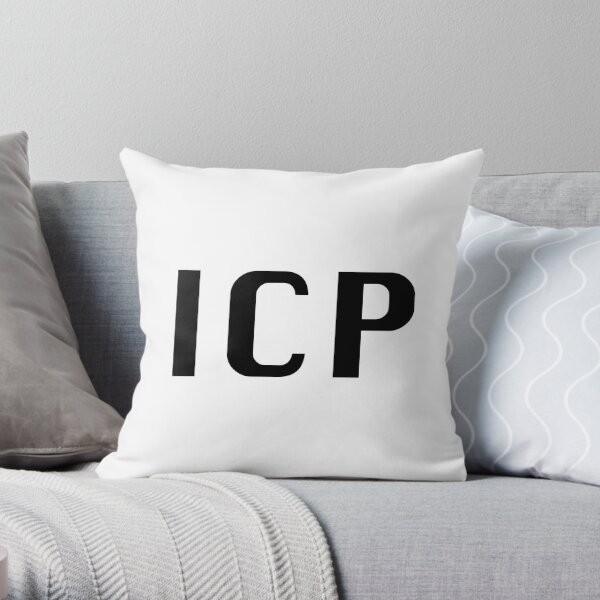 ICP (cryptocurrency) Throw Pillow RB3107 product Offical icp Merch
